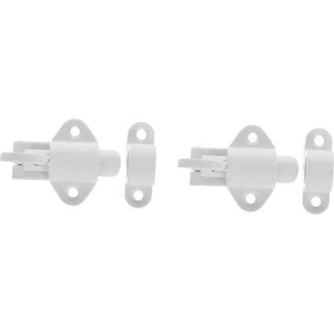 2ensembles Loquet à Ressort Automatique Serrure De Porte Coulissante Avec Mécanisme De Fermeture Automatique Pour Fenêtres Et Portes