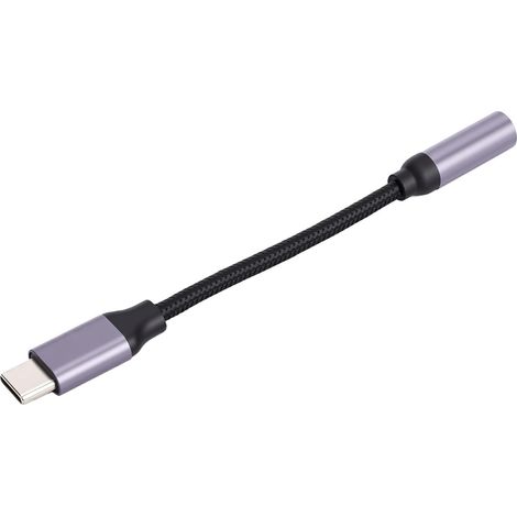 Type C to 3.5mm Adapter, USB C to 3.5mm Female Adapter, Female Type Cable Converter, Headphone Jack, Spring Plug with In-Mold Technology (1/5)