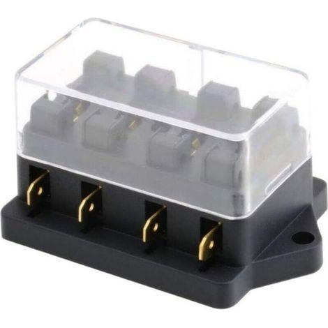 4 Way Car Fuse Holder Medium Blade Car Fuse Box (1/5)