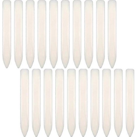 Lot de 20 outils plioirs en os, plioirs en plastique pour loisirs créatifs, pliage de papier et scrapbooking (1/4)