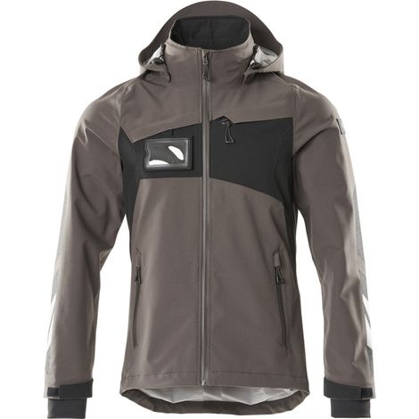 Mascot ACCELERATE Hard Shell Jacke 18001-249- 1809 Gr. 4XL dunkelanthrazit/schwarz (1/5)