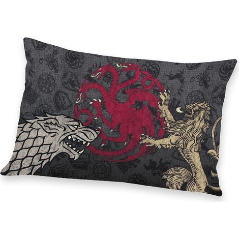 Herding Game of Thrones Cuscino Soft Velboa, Poliestere, Multicolore, 30x50 cm (1/2)