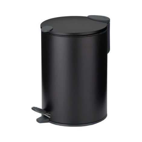 Mülleimer 3 l Schwarz - Matt - Kela