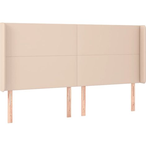 Maison Exclusive - Testiera ad Orecchio Cappuccino 183x16x118/128 cm in Similpelle (1/5)