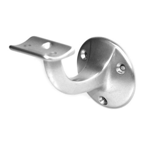 Support de rampe concave - Norme : - - Déport : 65 mm - Décor : Argent - FOSUN
