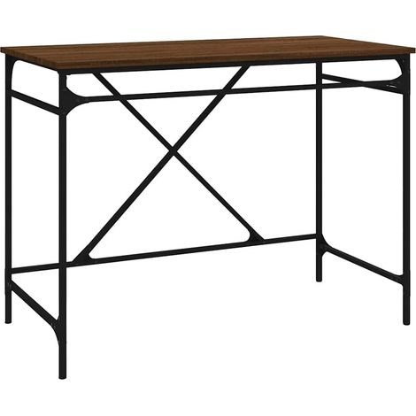 Maison Exclusive - Schreibtisch Braun Eichen-Optik 100x50x75cm Ho