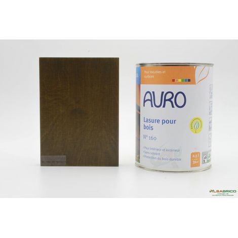 Lasure pour bois n°160 AURO, Noire -