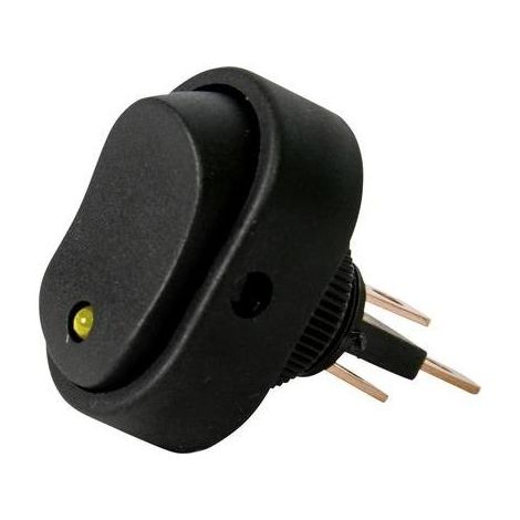 HP Autozubehör 28471 Interruttore a bilanciere per auto 12 V 16 A 1 x Off / On Permanente 1 pz.