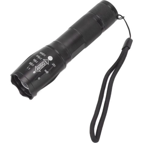 Lampe torche LED étanche et rechargeable - portable et pratique - idéale pour promener son chien, voyager et faire de la randonnée (1/5)