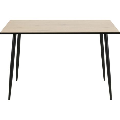 Willy Table à manger en imitation chêne sauvage. (1/2)