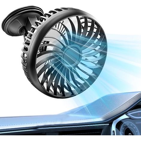 Ventilateur de bureau USB - Blower à air avec ventouse puissante (1/5)