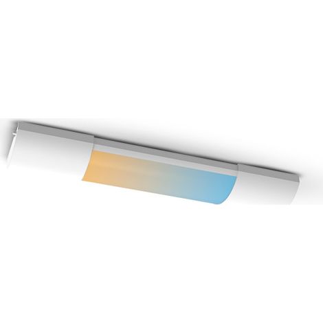 Réglette LED SLIM HOME III 3000 à 6000K IP44 - Blanc 6W - 780lm - 300mm (1/2)