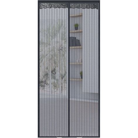Magnetisches Moskitonetz 40 x 82 Zoll, Moskitonetz aus Gaze, Sommervorhang, lochfreies Moskitonetz, lichtdurchlässiges und atmungsaktives Insektenschutzgitter, Heimdekoration (1/5)