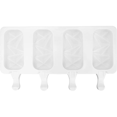 Moule à Glace Silicone 4 Cavités - Accessoire de Cuisine DIY pour Fabrication de Glaces Maison (1/5)