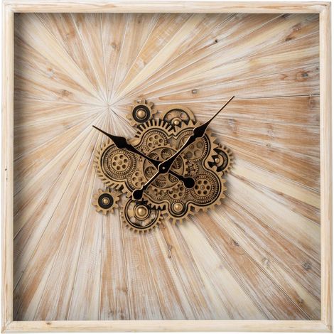 Horloge Murale Mécanisme "Quill" 80cm Beige (1/4)