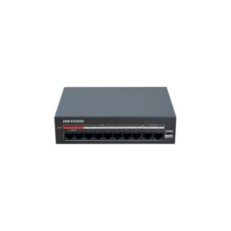 Switch di rete 8 Porte PoE 10/100Mbps + 2 Porte 10/100/1000Mbps 60W