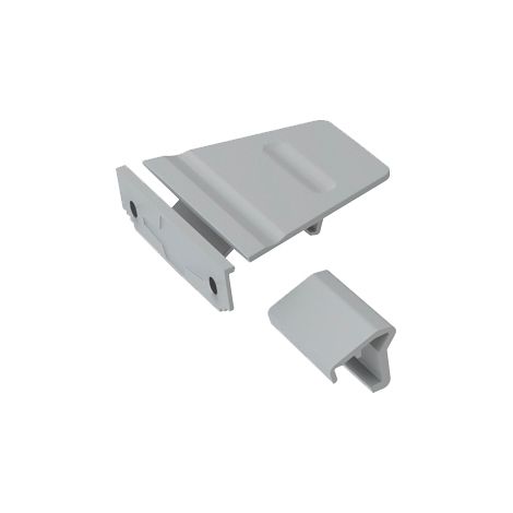 Entraineur arcitech - Décor : Argent - Pour profil : Argent / Blanc - HETTICH (1/2)