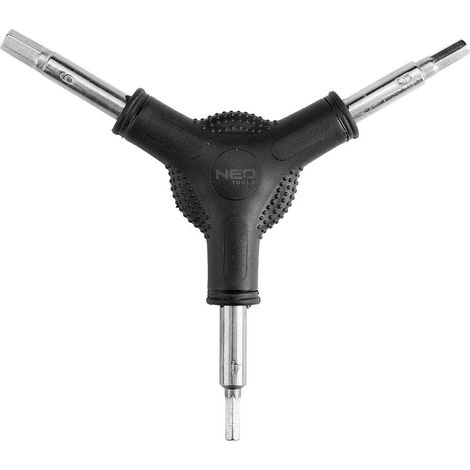 Clé allen 3 en 1 neo tools 91-022 multi tailles poignée ergonomique (1/3)