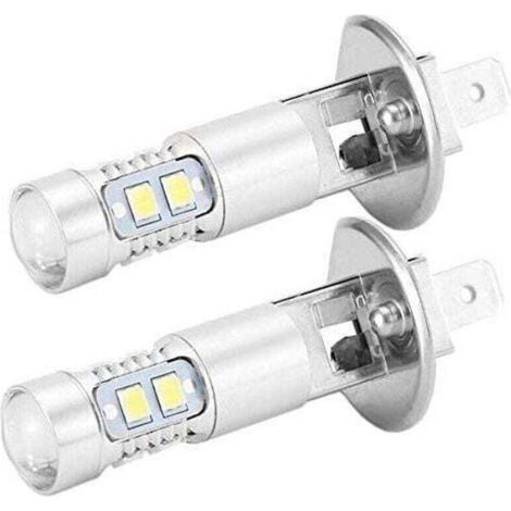 Ampoule LED H1 - - 100W - 360 degrés - 6000K - Super blanc - 1800 LM - Installation facile - 2 pièces - DC 12V-28V (1/4)