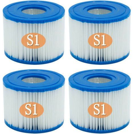 BUNTHAUS INTEX 29001E Lot de 4 Cartouches de Piscine PureSpa Type S1 faciles à Installer (1/5)