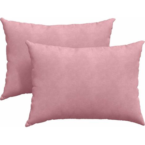 Maison Exclusive - Cuscini da Divano 2 pcs Rosa 70 x 50 cm Tessuto in Cords