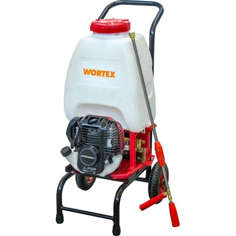 Motopompa Trolley 25 Litri 4 Tempi Irrorazione Diserbo Disinfestazione Wortex T25-T4