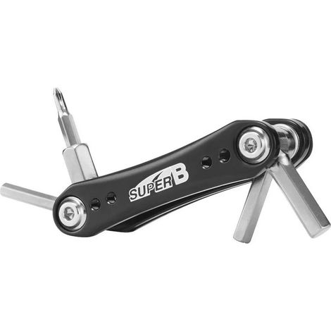 Multitool super-b tb-fd10-black 7 Werkzeuge faltbar langlebig (1/3)