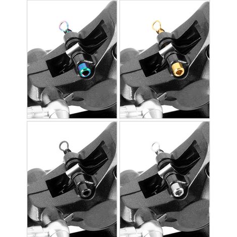 Convient aux vis de plaquettes de freins hydrauliques de vélo, aux goupilles de retenue en alliage de titane et aux accessoires de vélo. (1/5)