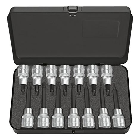 Matador 3092 9140 Jeu de douilles longues pour tournevis 10 3/8 Torx 20-50