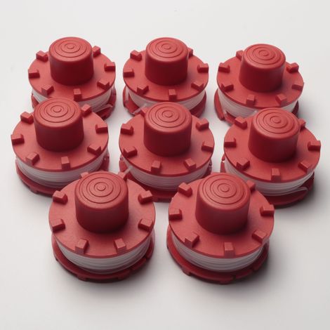 Compatible avec Einhell 3405096 — Tête de coupe, ressort et fil de coupe en nylon — Accessoires pour tondeuse à gazon, G