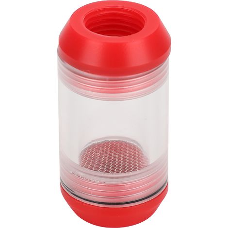 Filtre Petg Pour Refroidissement Liquide - Raccord Interne Double G1 4 - Filetage 1 4 Pouces - Couleur Rouge - Lot De 1 (1/5)