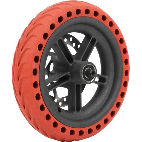 Roue arrière de 8,5 pouces pour kit de remplacement de scooter de frein à disque Xiaomi ProTire120MM (rouge) (1/5)