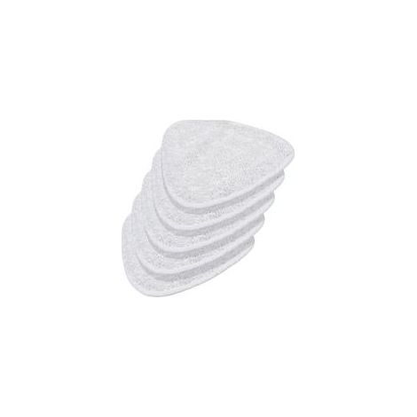 Lot de 5 Recharge pour Balai Vapeur Vileda Steam, Nettoyeur Serpillere Balai Vapeur, Accessoire Balai Vapeur Microfibre Compatible avec Vileda Steam, Lavables en Machine Réutilisation (1/5)