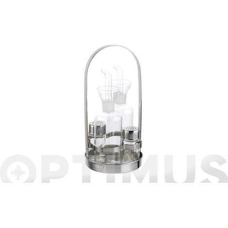 ILSA SET Oliera sale pepe 4Pz Easy Inox 1253