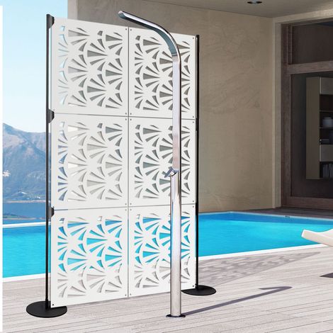 WINDSHELL - Pannello in PVC traforato - Parasole - Misura: 48x48 cm - Colore: bianco (1/3)