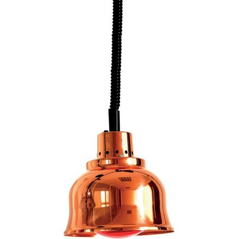 Lampe chauffante suspendue - Infra-rouge - Prestige - Cuivrée rouge - 230 V - 250 W - Sofraca