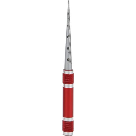 Konische Lochlehre, hochpräzises Handmesswerkzeug aus Edelstahl 1–6,5/3–15/15–30/30–45 mm (1/5)