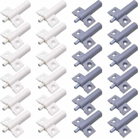 Cuisine Amortisseur Porte,24Pcs Amortisseur de Porte de Meuble Tampons de Porte Cuisine Amortisseur Plastique Porte Haute Recyclable Haute Résistance Réduisezle Bruit pour le Bureau Armoires,