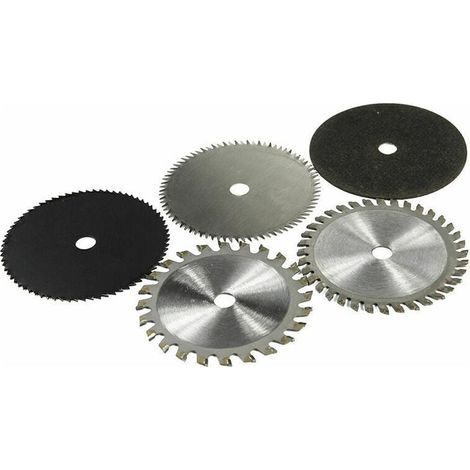 Hojas de sierra circular HSS de 85 mm (5 unidades) (1/4)