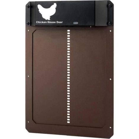 Modèle de poulet T50 porte de poulailler automatique portes entièrement en plastique détection de la lumière minuterie (1/3)