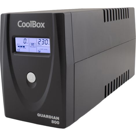 SAI Guardian 3 LCD 800VA 480W 2 Schukos + Software