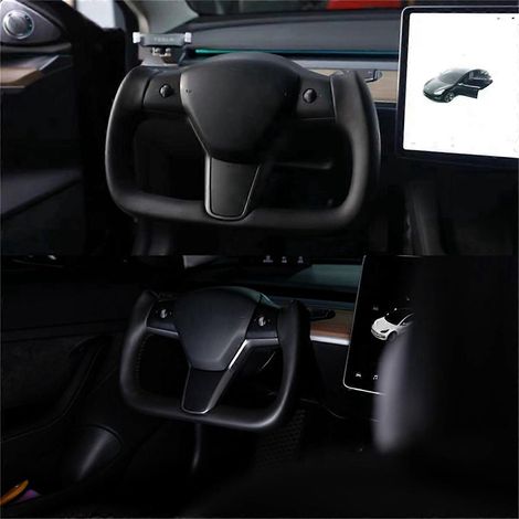 Avec volant chauffant pour Model 3 et Model Y-- (1/5)