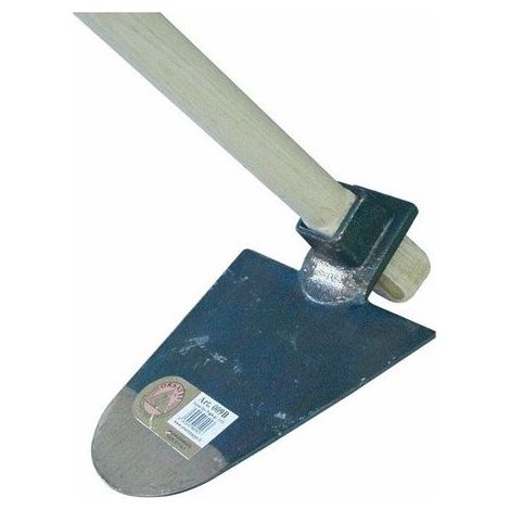 Zappa tonda in acciaio forgiato con manico in legno mod. Puglia misura Piccola (1/2)