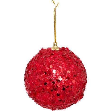 Bdn plf paillettes rosse 100mm - Feeric lights & christmas