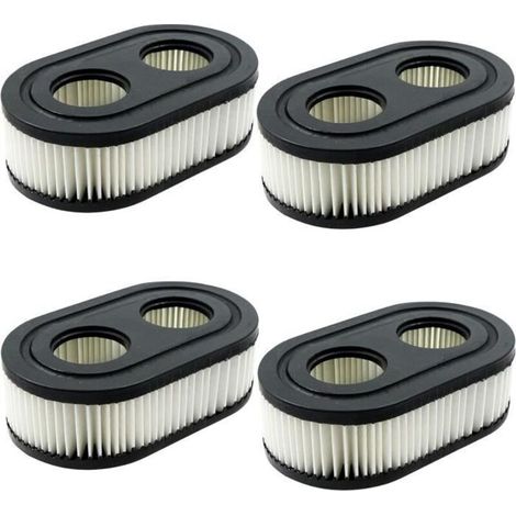 Briggs & Stratton Lawn Mower Air Filter - Pack of 4 - Compatible with 798452, 593260, 5432K
