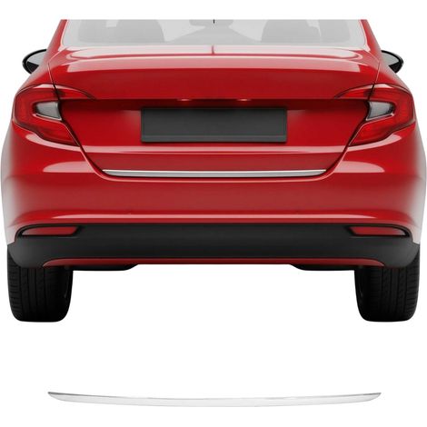 Garniture de Hayon Coffre pour Fiat Tipo 2015-2026 Hatchback acier inox (1/5)