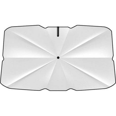 Parasol plegable para parabrisas de coche, con protección UV y contra el calor, reflectante, protección interior para sedanes y SUV (L) (1/2)