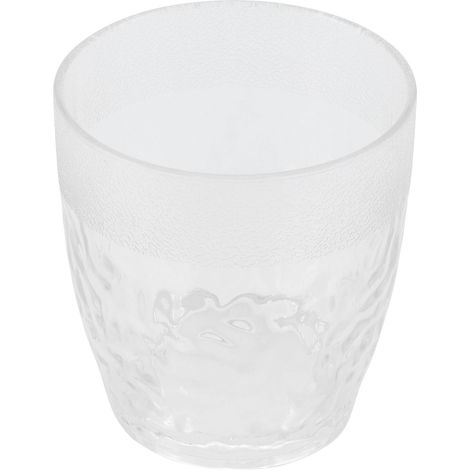 Verre à bière acrylique transparent, tasse PC incassable, gobelet réutilisable pour bar, restaurant, fête et maison (Lot de 1, transparent) (1/5)