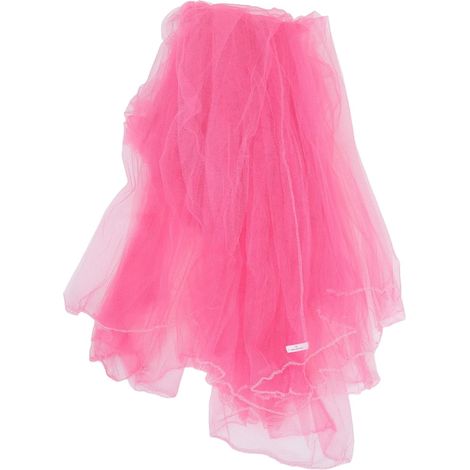 Moustiquaire ronde rose princesse pour lit de bébé fille : (1/5)