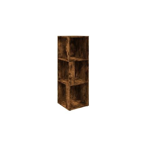 Armoire d'angle Chêne fumé 33x33x100 Bois d'ingénierie (1/5)